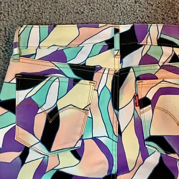 Rare Levi's OOOK  Sample Jeans  Never Mass Produced Modern Abstract Design - Picture 12 of 15